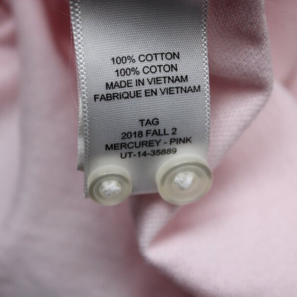 UNTUCKIT Shirt Mens Medium Pink 100% Cotton Long Sleeve Button Up - Picture 10 of 14